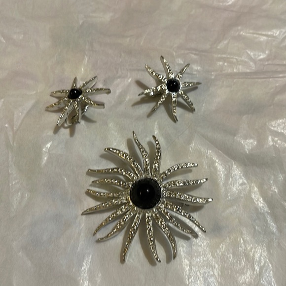 Brooch w/ Earrings - Picture 1 of 7